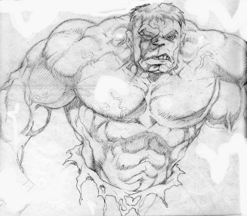 Hulk Sketchbook doodle