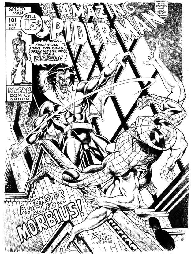 Spider-Man 101 re-creation cover