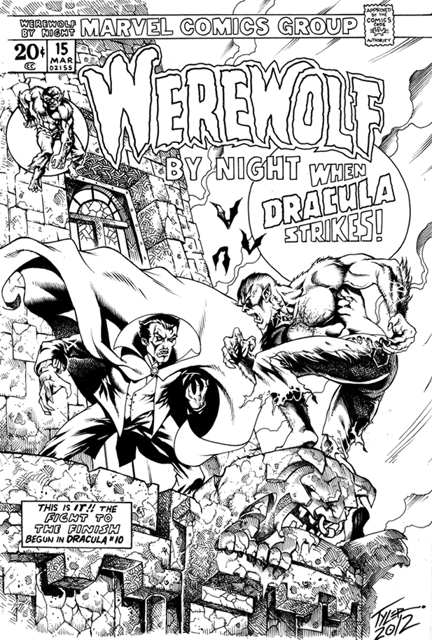 Cover re-creation Werewolf by night #15