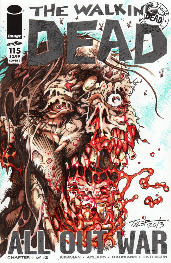 Walking Dead sketch cover #3