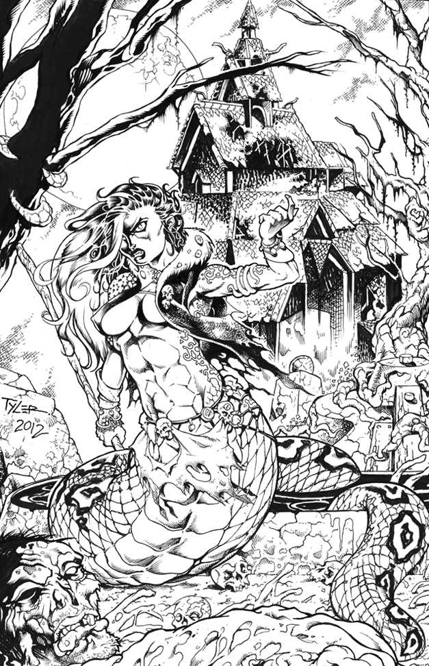 Snake woman
