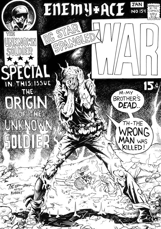 Star Spangled WAR 154 Cover re-creation