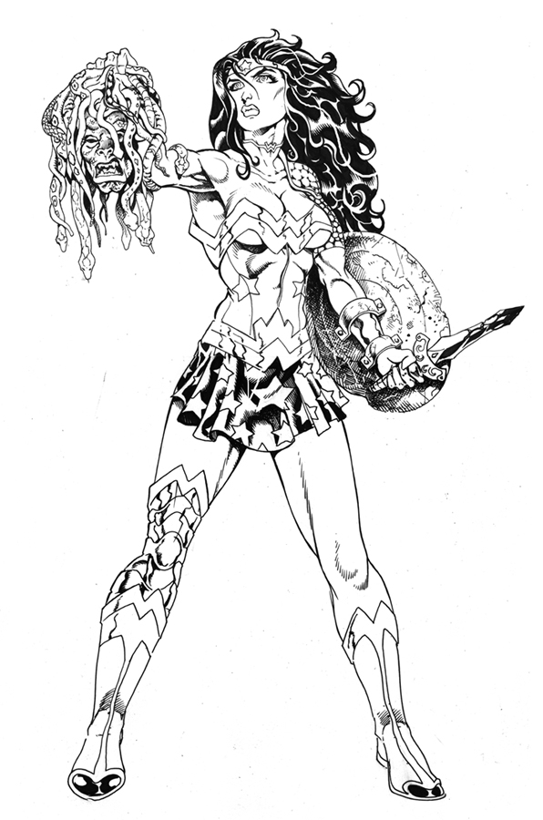 Wonder Woman and Medusa