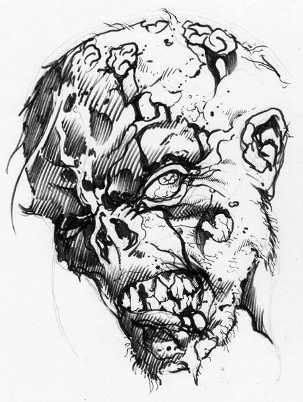 Zombie face