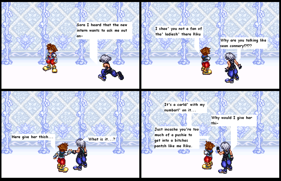 Sora talking like sean connery