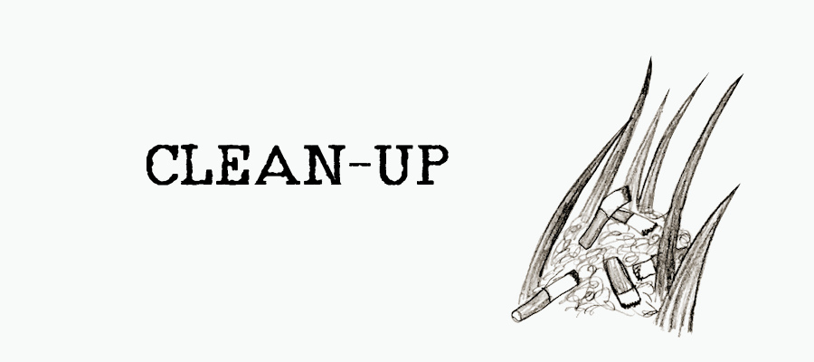 Clean-up 1