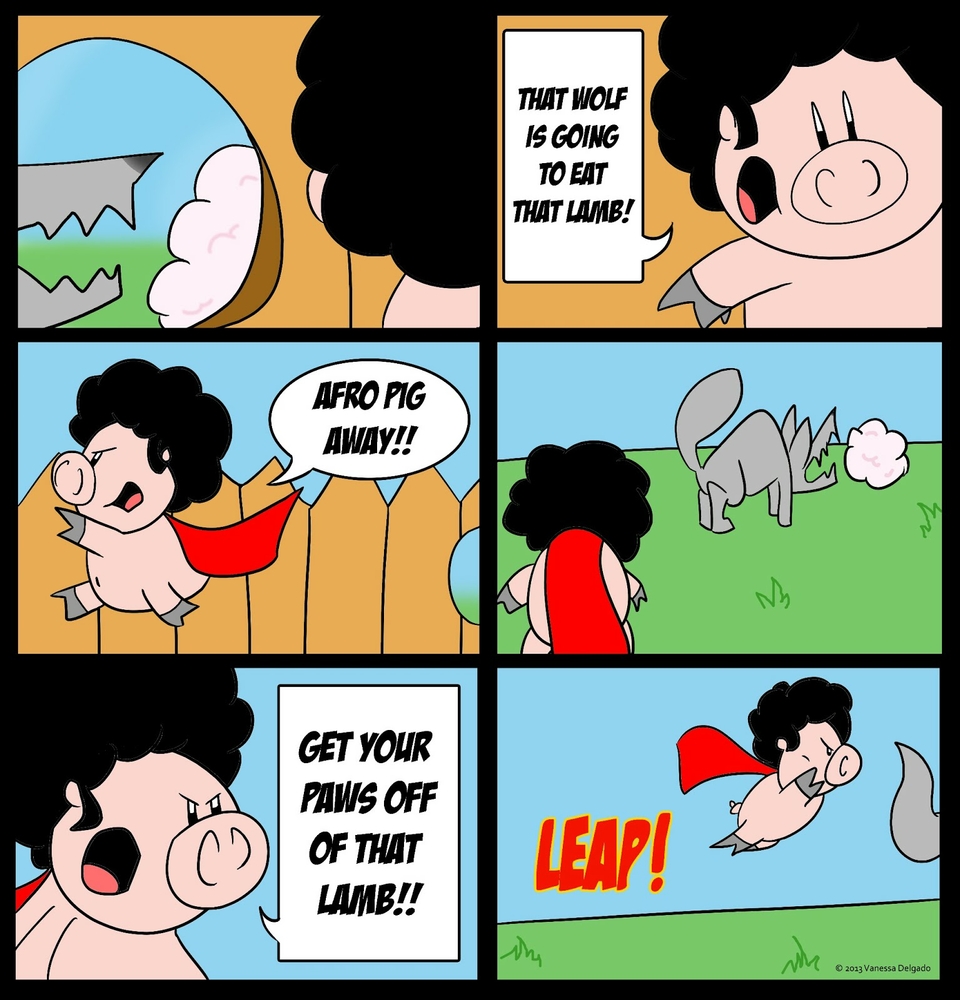 Afro Pig and the Wolf: Part 2