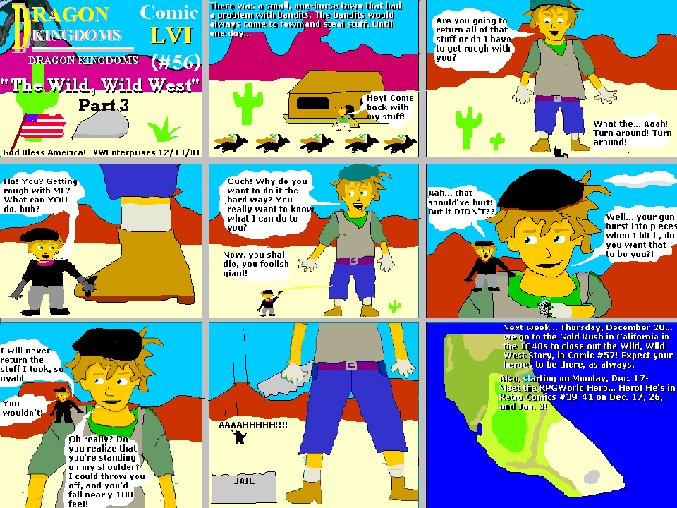 The Wild, Wild West Part 3: Dragon Kingdoms- Comic #56