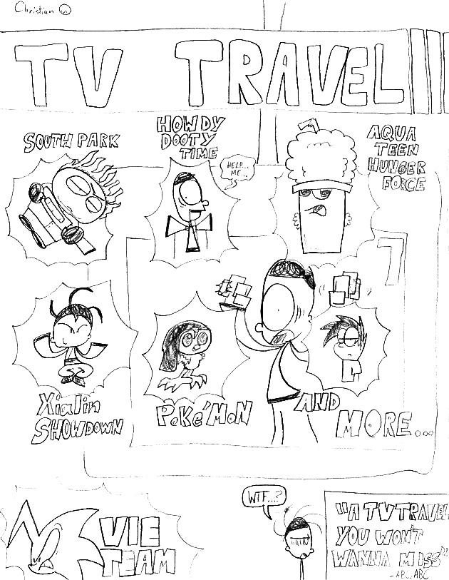 1st Comic: TV TRAVEL