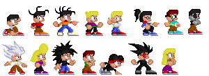 Sprite Versions of my Characters