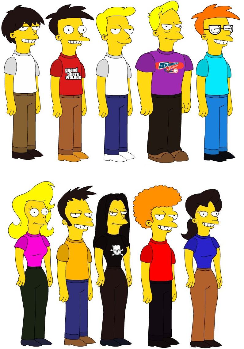 Christian's Life Character's...as THE SIMPSONS