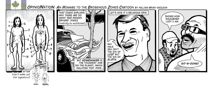 An Homage to the Erogenous Zones Cartoon (NSFW)