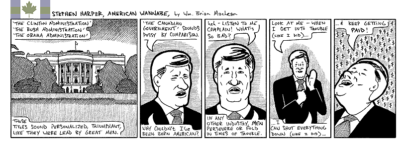 Stephen Harper, American Wannabe