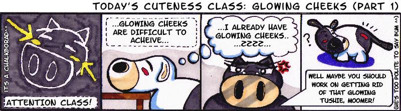 Todays Cuteness Class: Glowing Cheeks (Part 1)