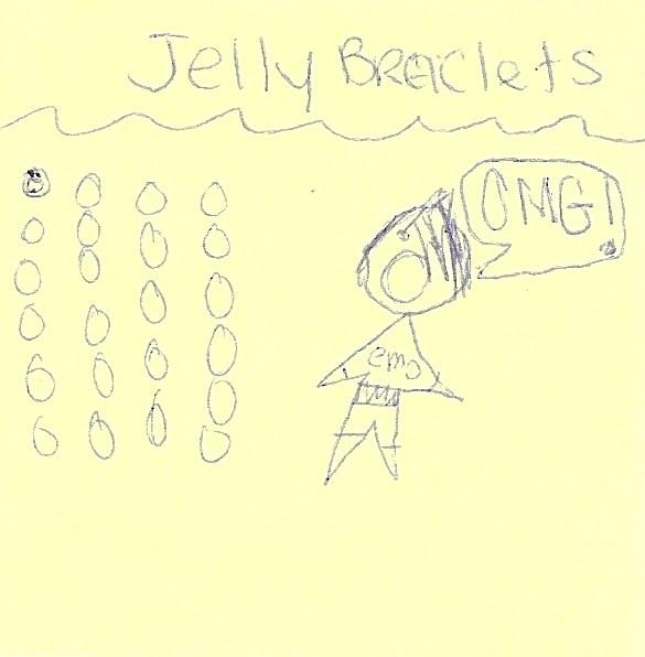 The great wall of jelly braclets!