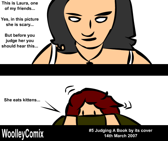 #5 "Judging a Book by its cover"