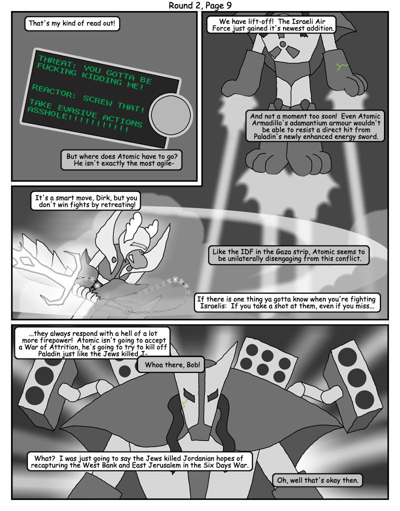 Paladin Platypus Vs Atomic Armadillo Page 9