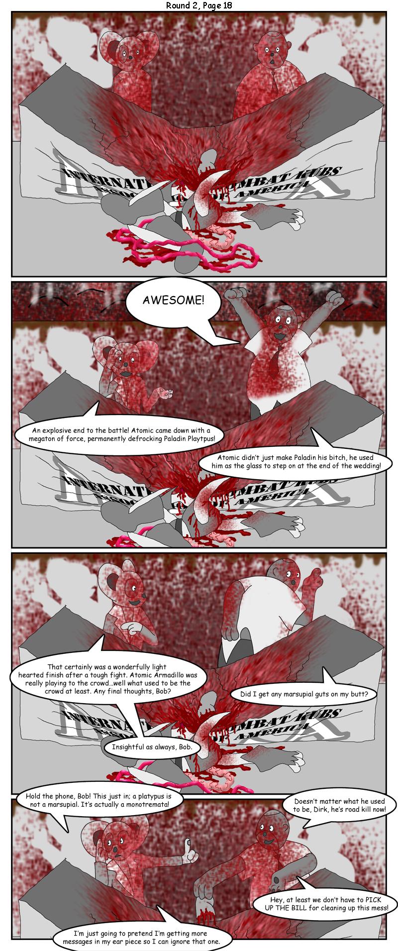 Paladin Platypus Vs Atomic Armadillo Page 18