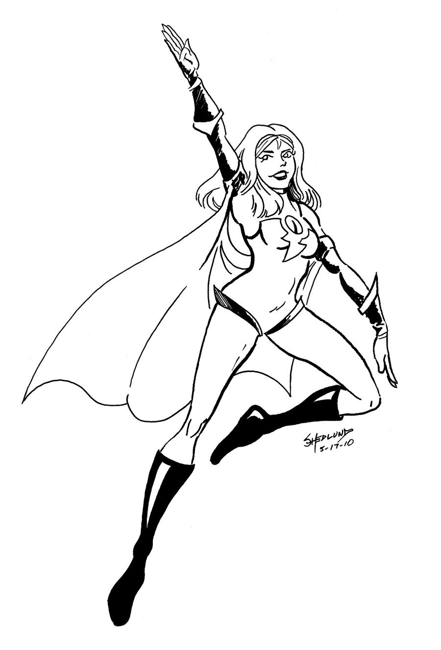 thundergirl pin up