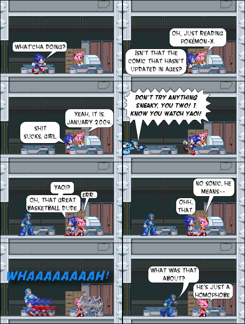Sonic is homophobic