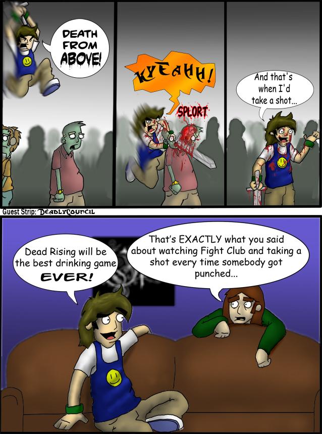 KKcomic guest strip by deadly council