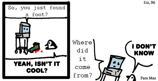 Issue twelve, Strip 6