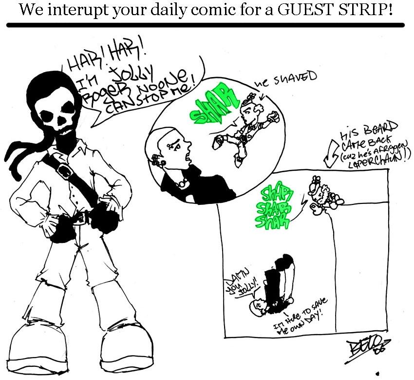 Guest strip by Beto (monkey)