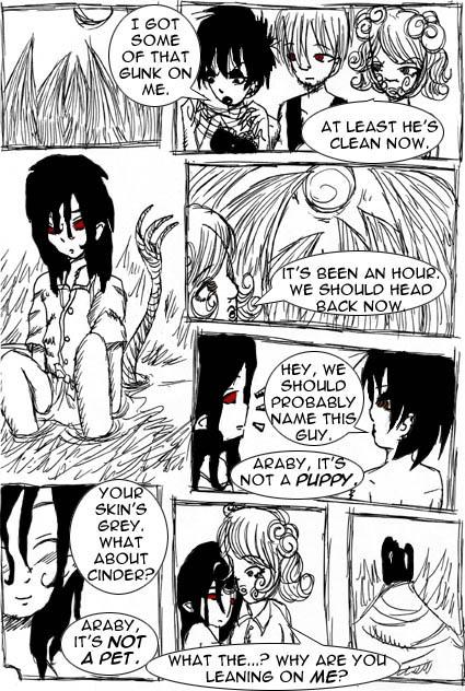 12: "Araby, it's not a puppy."