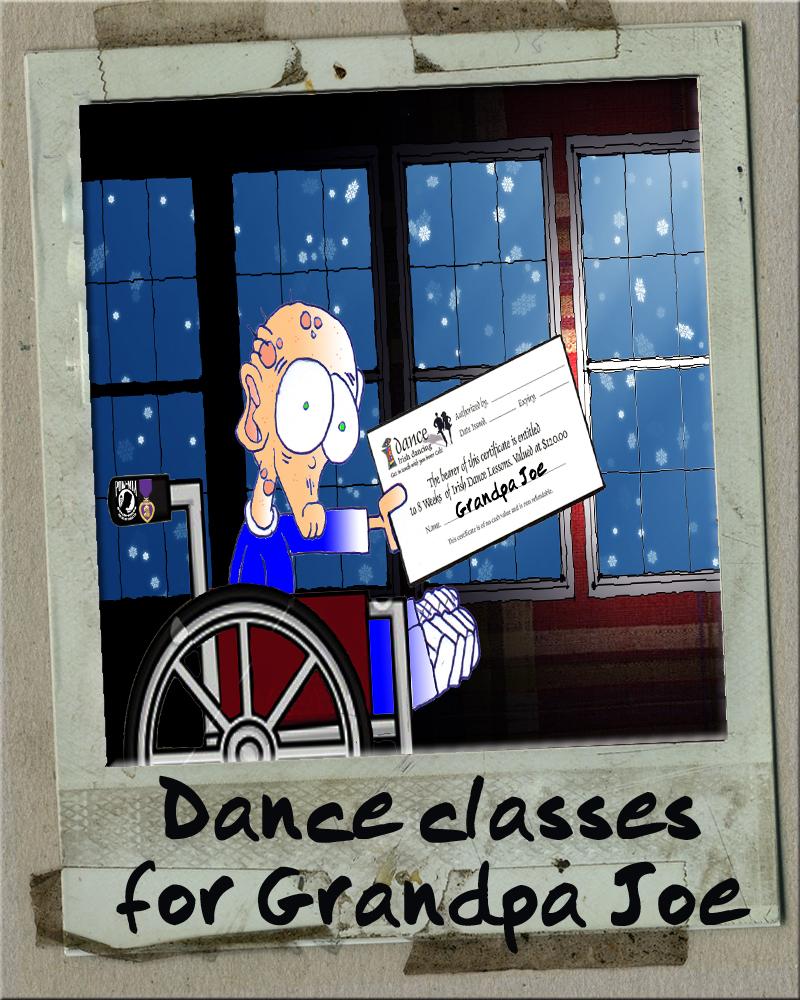 Dance classes for Grandpa Joe!